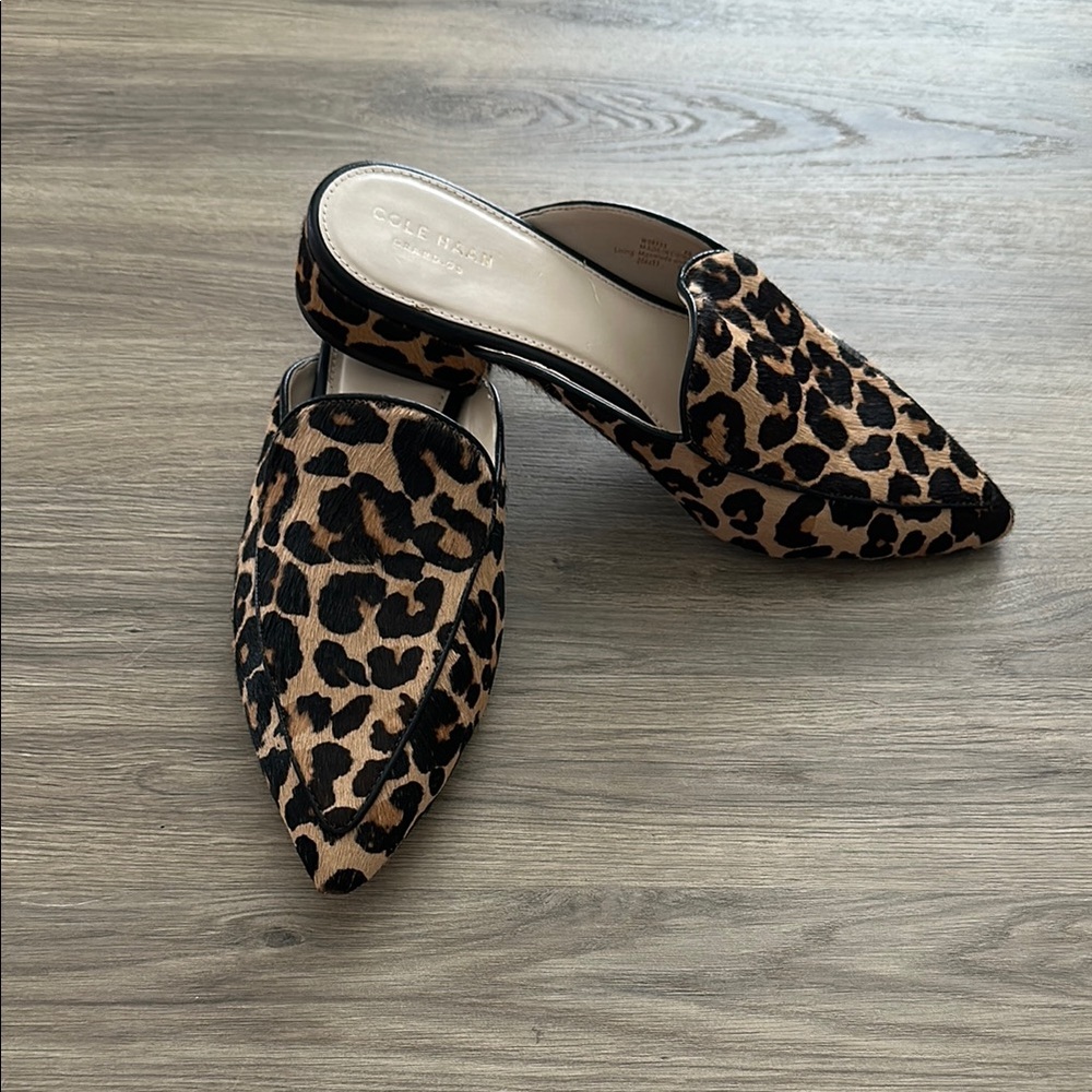 Cole Haan Women's Leopard Mules